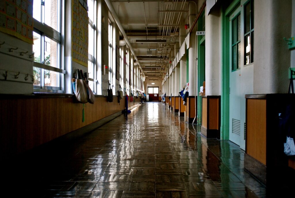 school_hallway